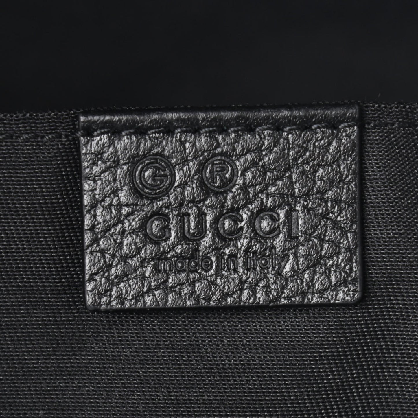 Nylon Monogram Fanny Pack Belt Bag Black