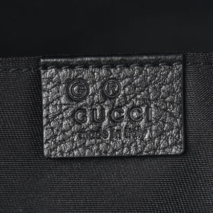 Gucci Nylon Monogram Fanny Pack Belt Bag Black 6 of 10