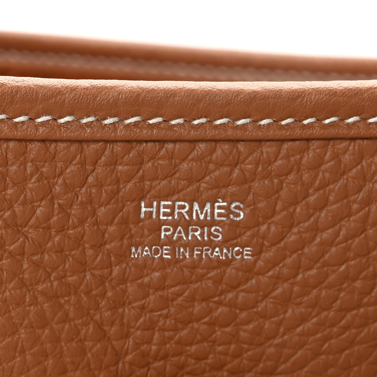 Hermes Taurillon Clemence Evelyne III PM Gold 6 of 10