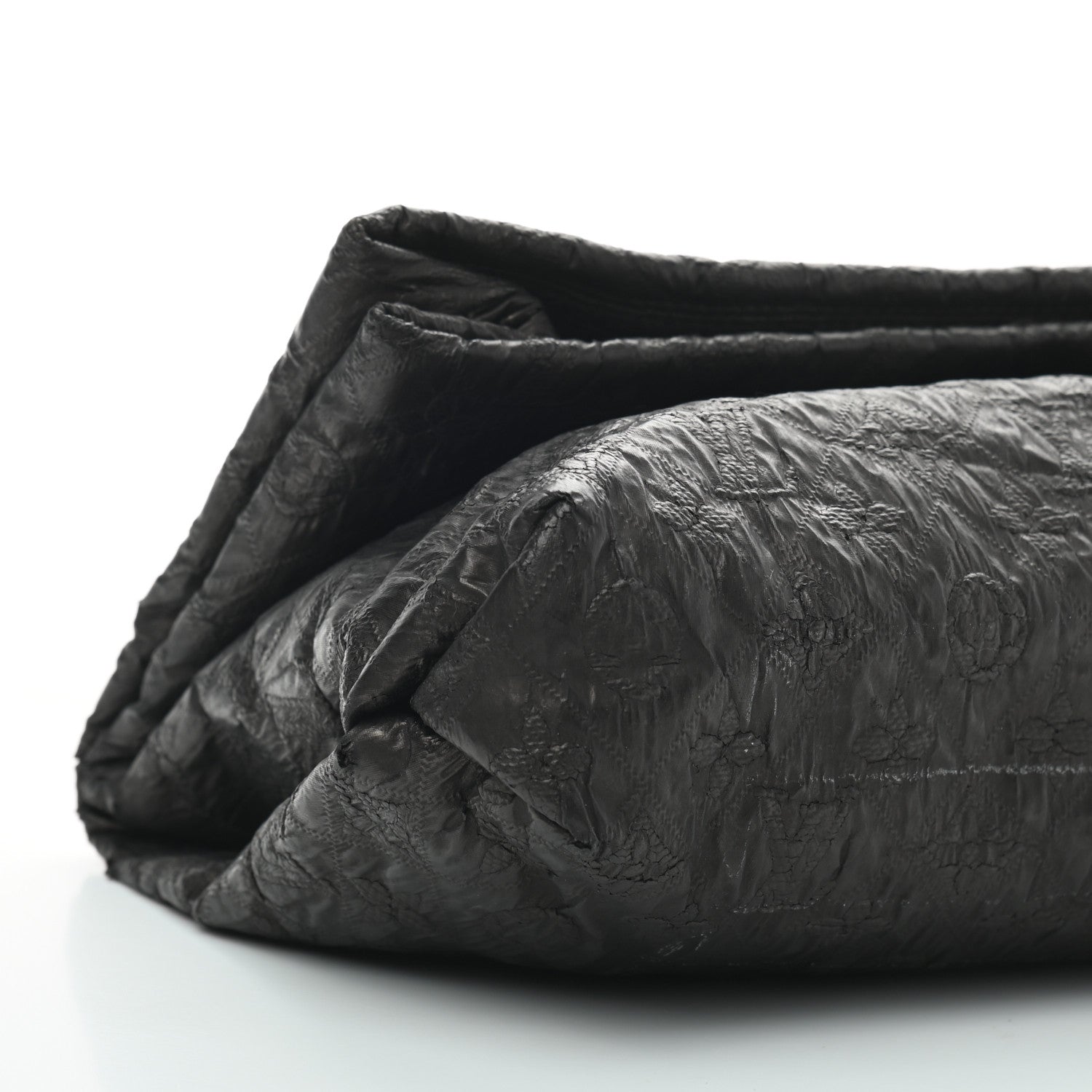 Louis Vuitton Jacquard Quilted Monogram Limelight Clutch GM Black 6 of 10