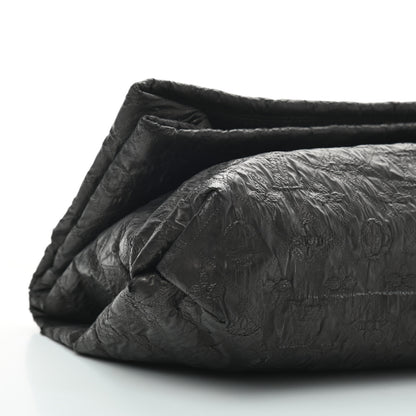 Louis Vuitton Jacquard Quilted Monogram Limelight Clutch GM Black 6 of 10