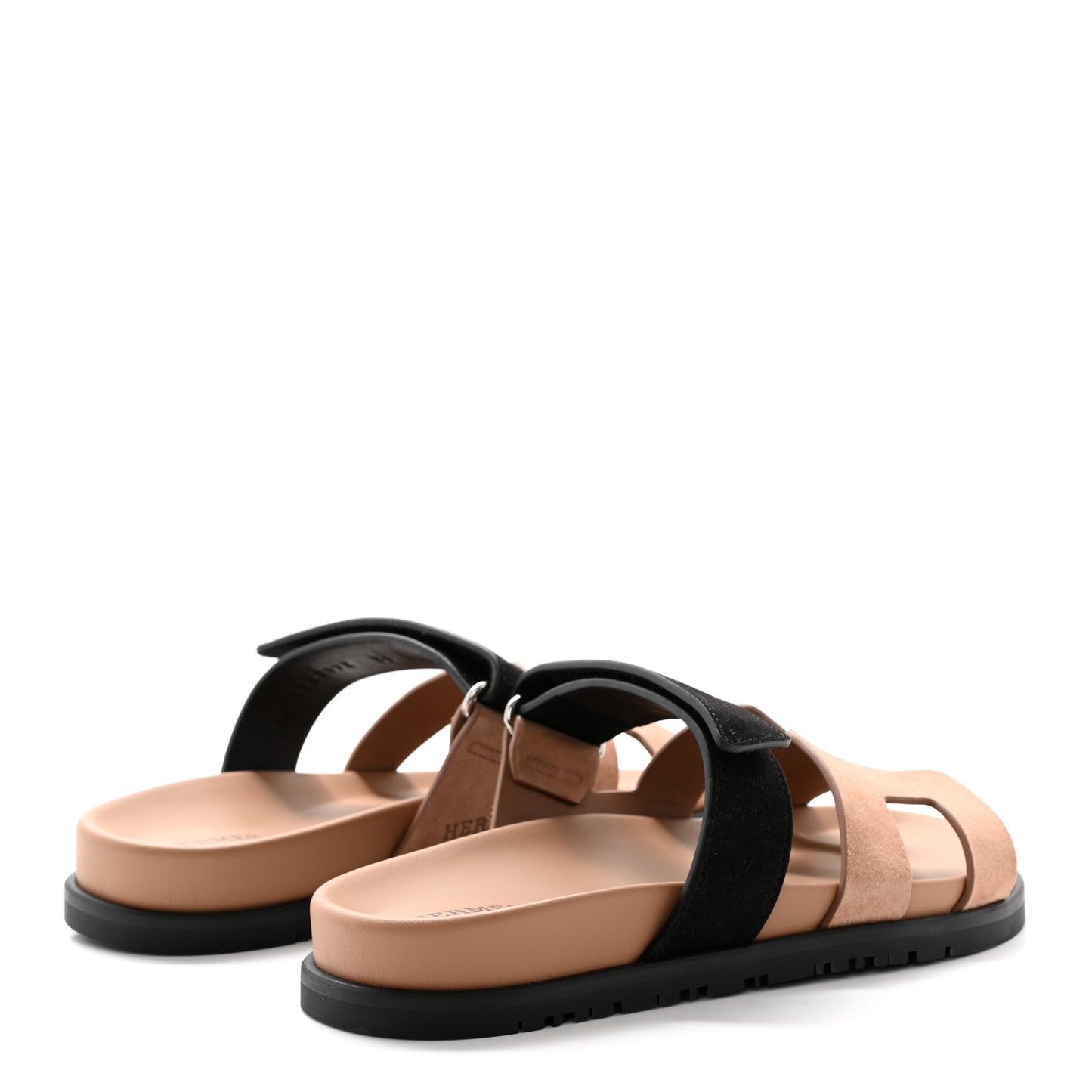 Suede Goatskin Womens Chypre Sandals 36 Rose Perle Black