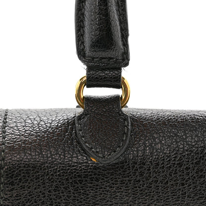 Miu Miu Goatskin Madras Small Crossbody Bag Black 10 of 11