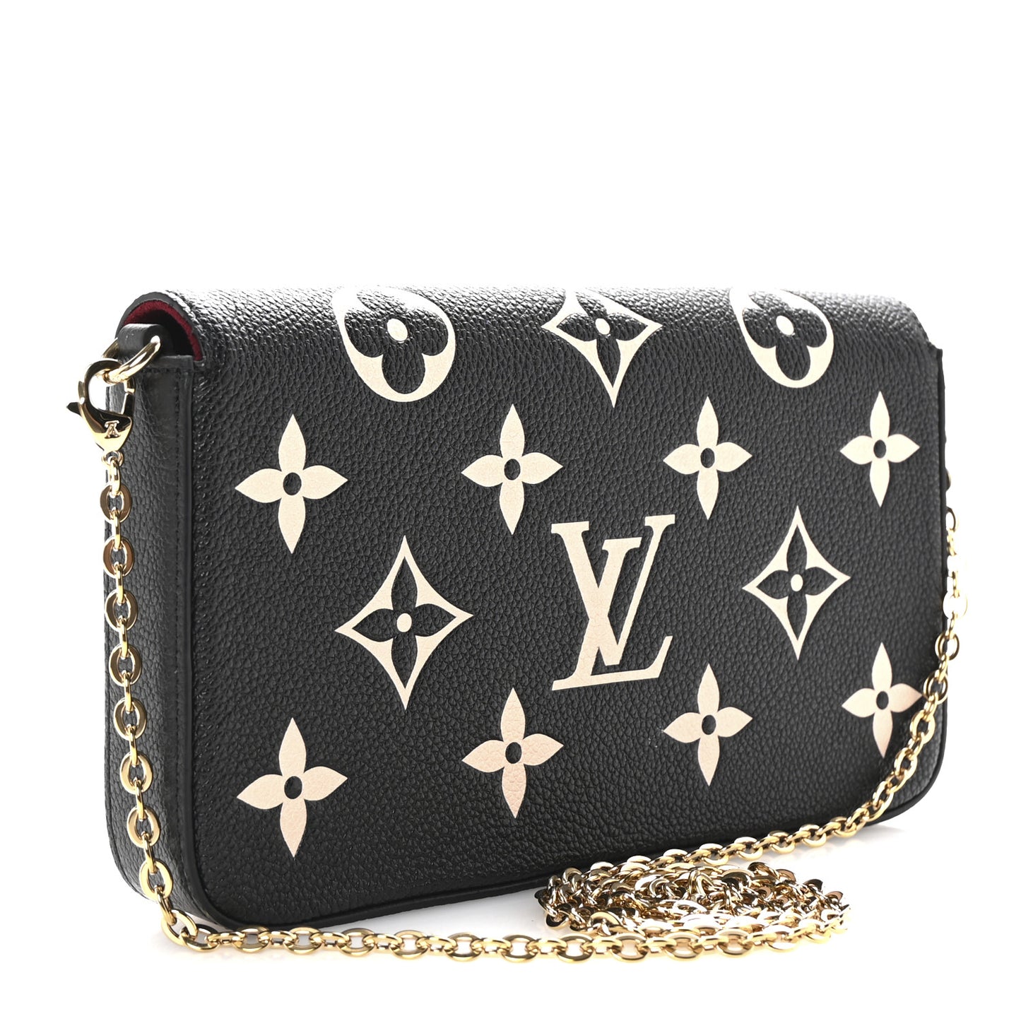 Empreinte Monogram Giant Felicie Pochette Black Beige