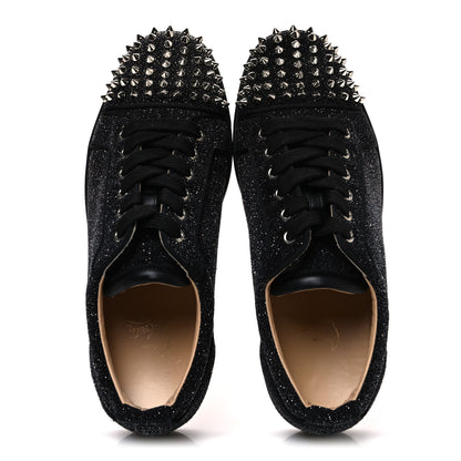Christian Louboutin Crosta Womens Vieira Spiked Flat Comete Sneakers 41 Black 2 of 10