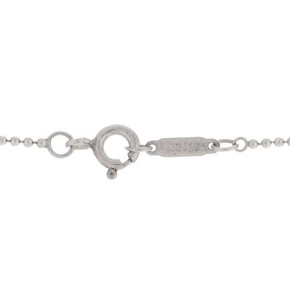 Tiffany Sterling Silver I Love You Heart Locket Pendant Necklace 6 of 7