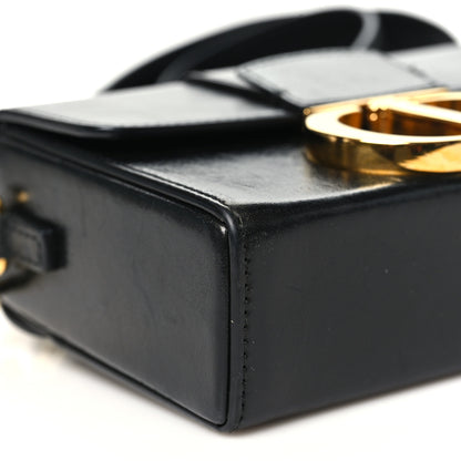 Christian Dior Crackled Lambskin 30 Montaigne Box Bag Black 8 of 9