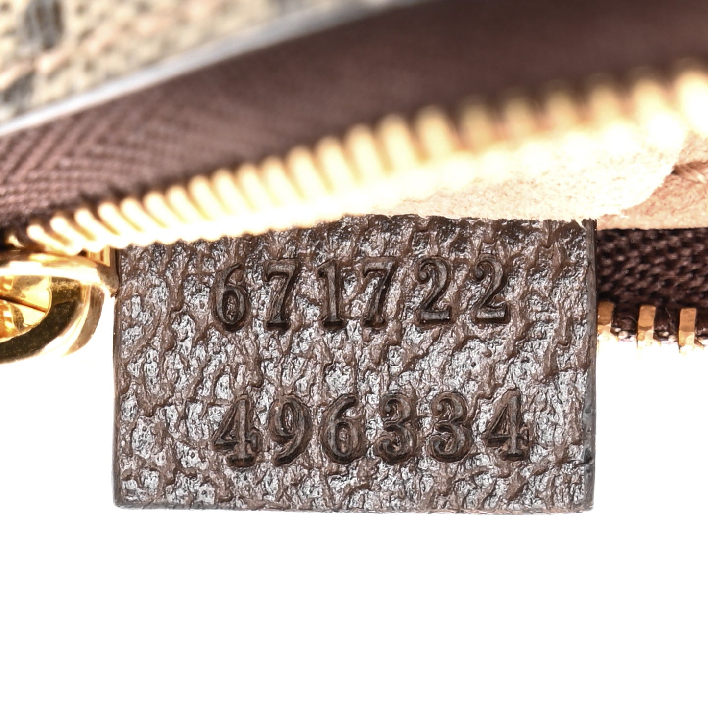 GG Supreme Monogram Web Ophidia Key Case Beige New Acero