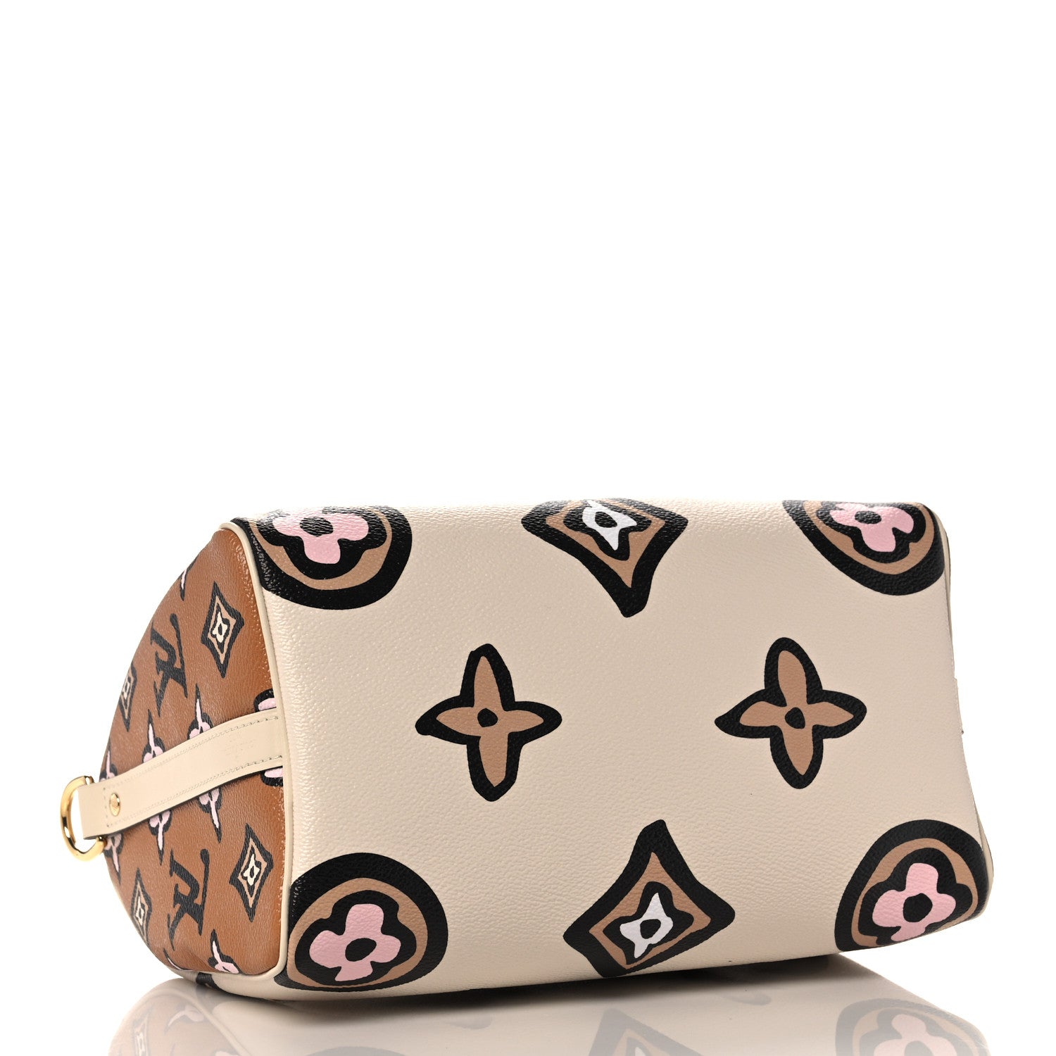 Louis Vuitton Monogram Giant Wild At Heart Speedy Bandouliere 25 Creme 4 of 10