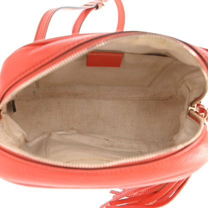 Gucci Pebbled Calfskin Small Soho Disco Bag Sun Orange 5 of 18