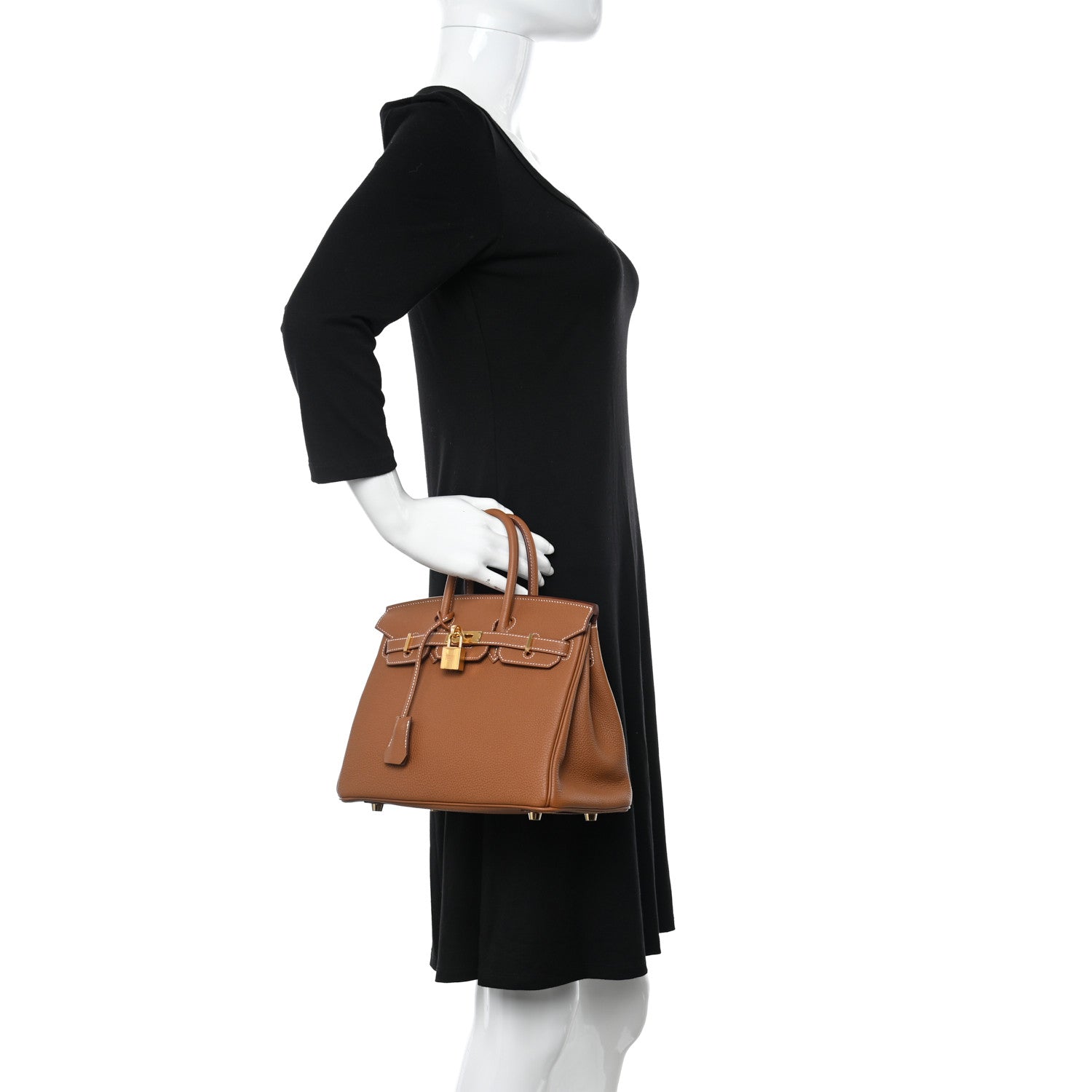 Hermes Togo Birkin 25 Gold 2 of 10