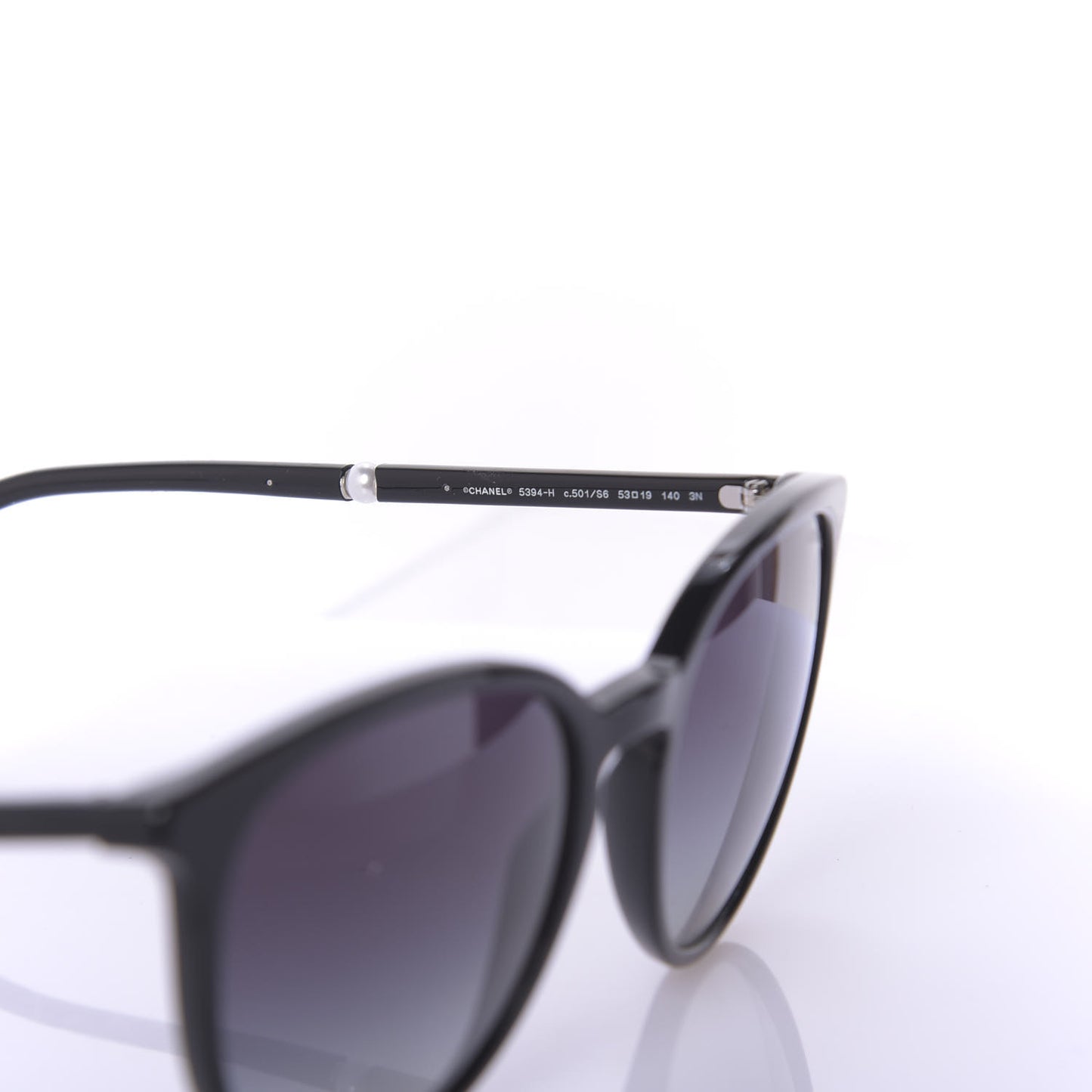 Acetate Butterfly Pearl Sunglasses 5394 Black