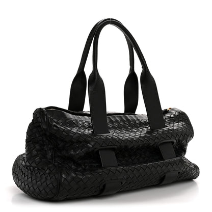 Bottega Veneta Nappa Intrecciato Satchel Black 3 of 15