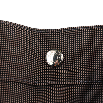 Hermes Canvas Herline MM Tote Grey 11 of 14