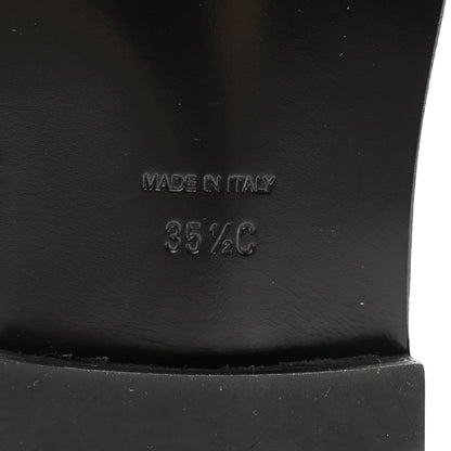 Chanel Calfskin Enamel Charms Mocassin Loafers 35.5 Black 6 of 10