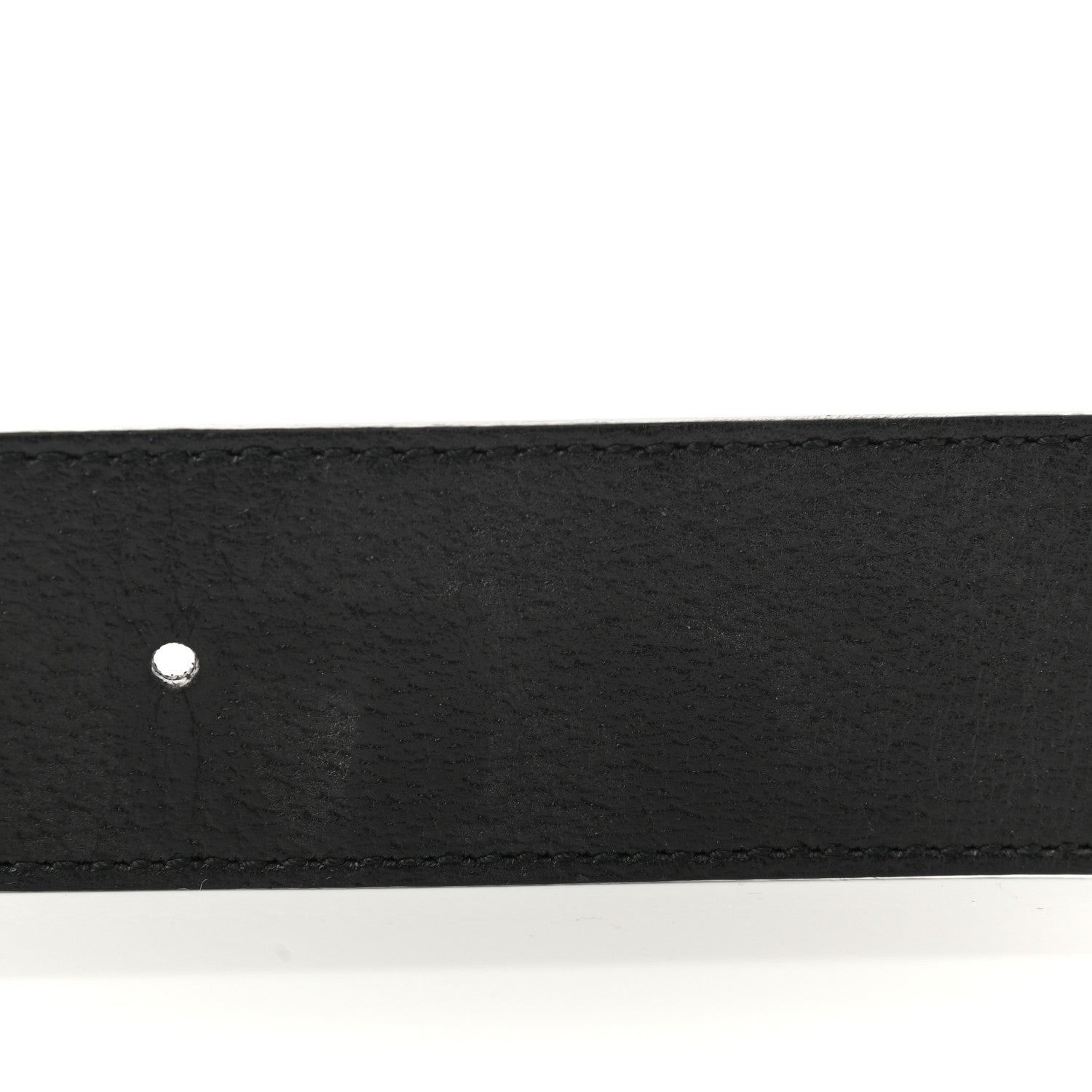Gucci Textured Dollar Calfskin Double G 40mm Belt 85 34 Black 6 of 6