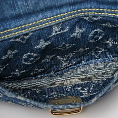 Louis Vuitton Monogram Denim Bum Bag Blue 6 of 15