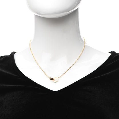 Cartier 18K Yellow Gold Interlocking LOVE Necklace 2 of 6