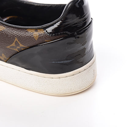Louis Vuitton Patent Monogram Frontrow Sneakers 39 15 of 25