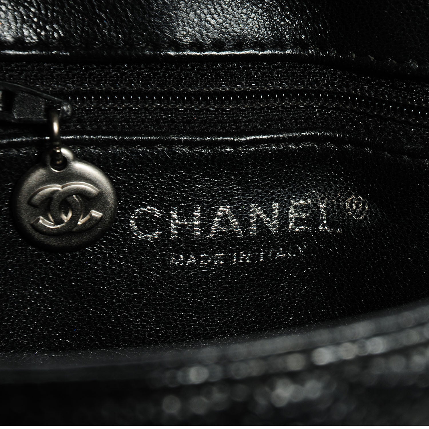 Chanel Caviar Medallion Tote Black 6 of 7