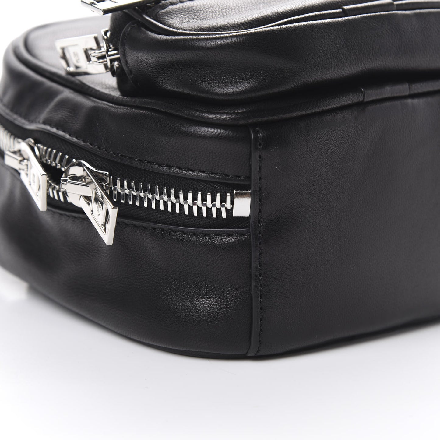 Lambskin Mini Attica Backpack Crossbody Black