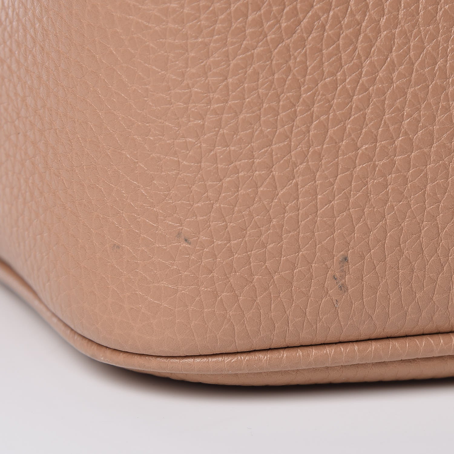 Gucci Pebbled Calfskin Small Soho Disco Bag Rose Beige 10 of 12