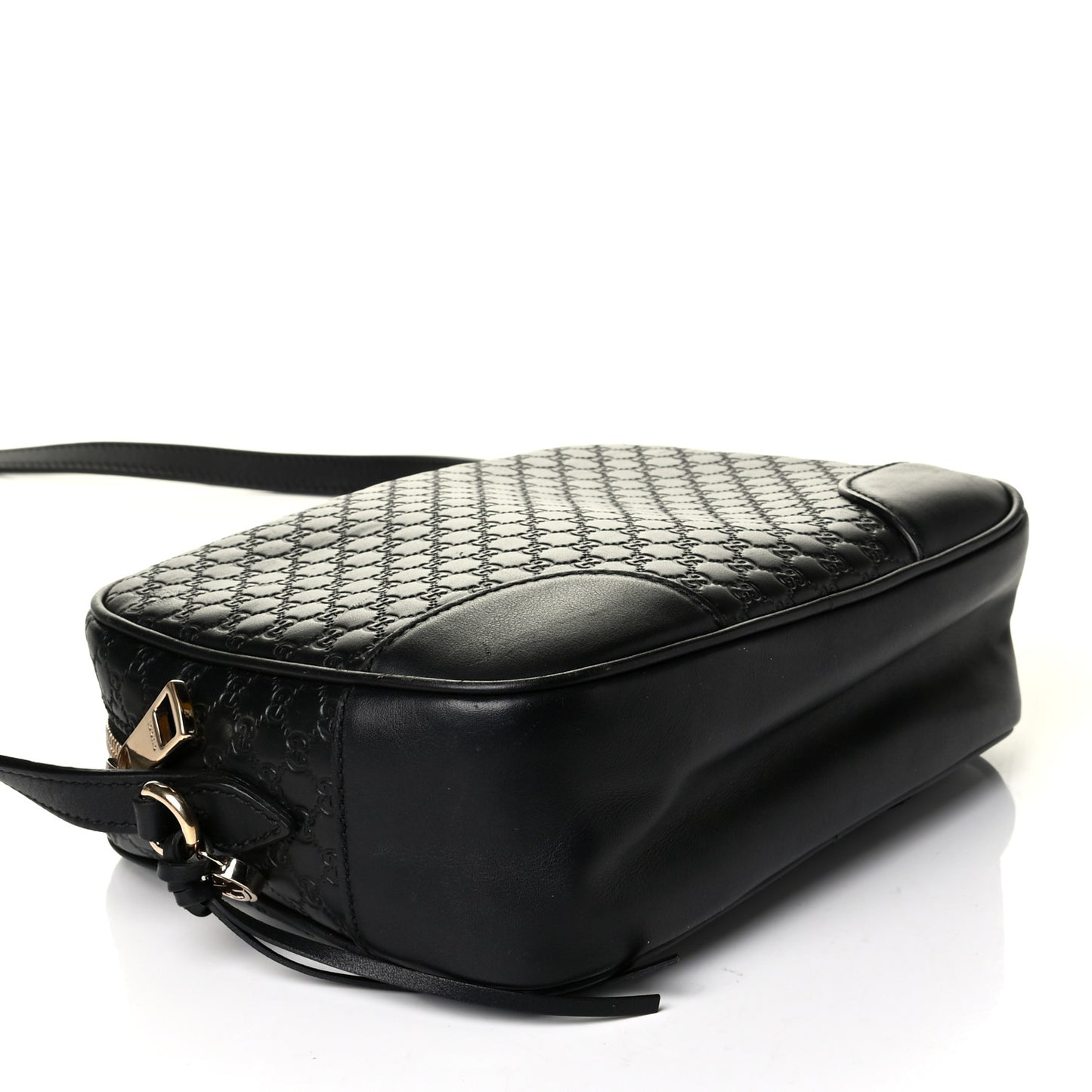 Microguccissima Mini Bree Messenger Bag Black