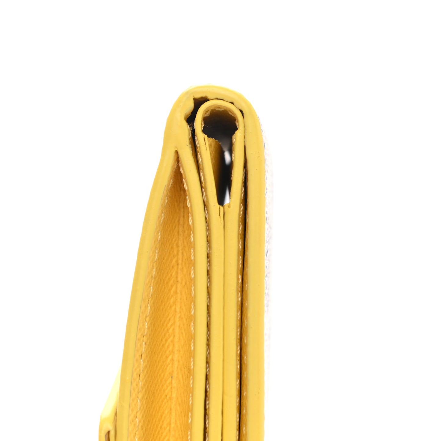 Damier Azur Zoe Wallet Jaune Pale