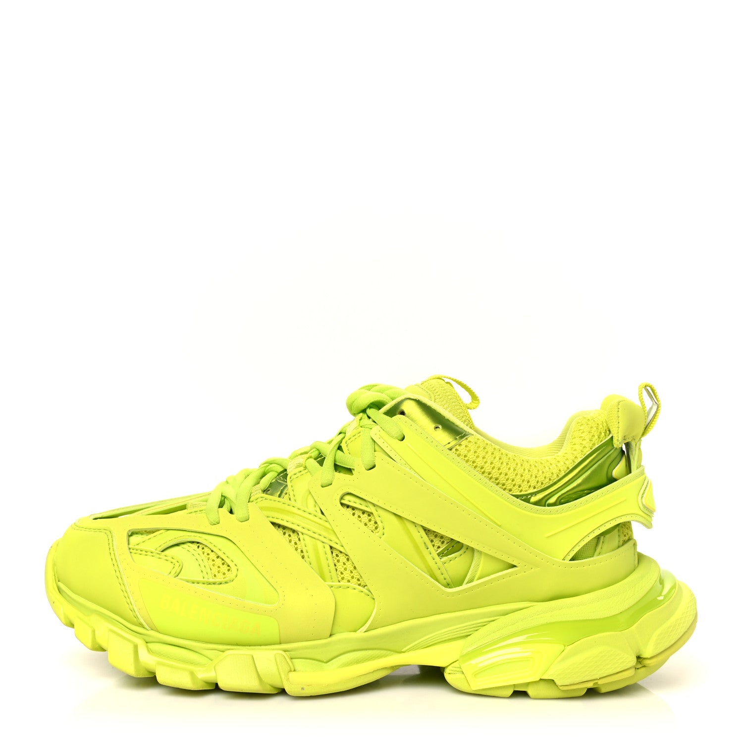 Balenciaga Mesh Rubber Mens Track Sneakers 41 Acid Lime 1 of 10