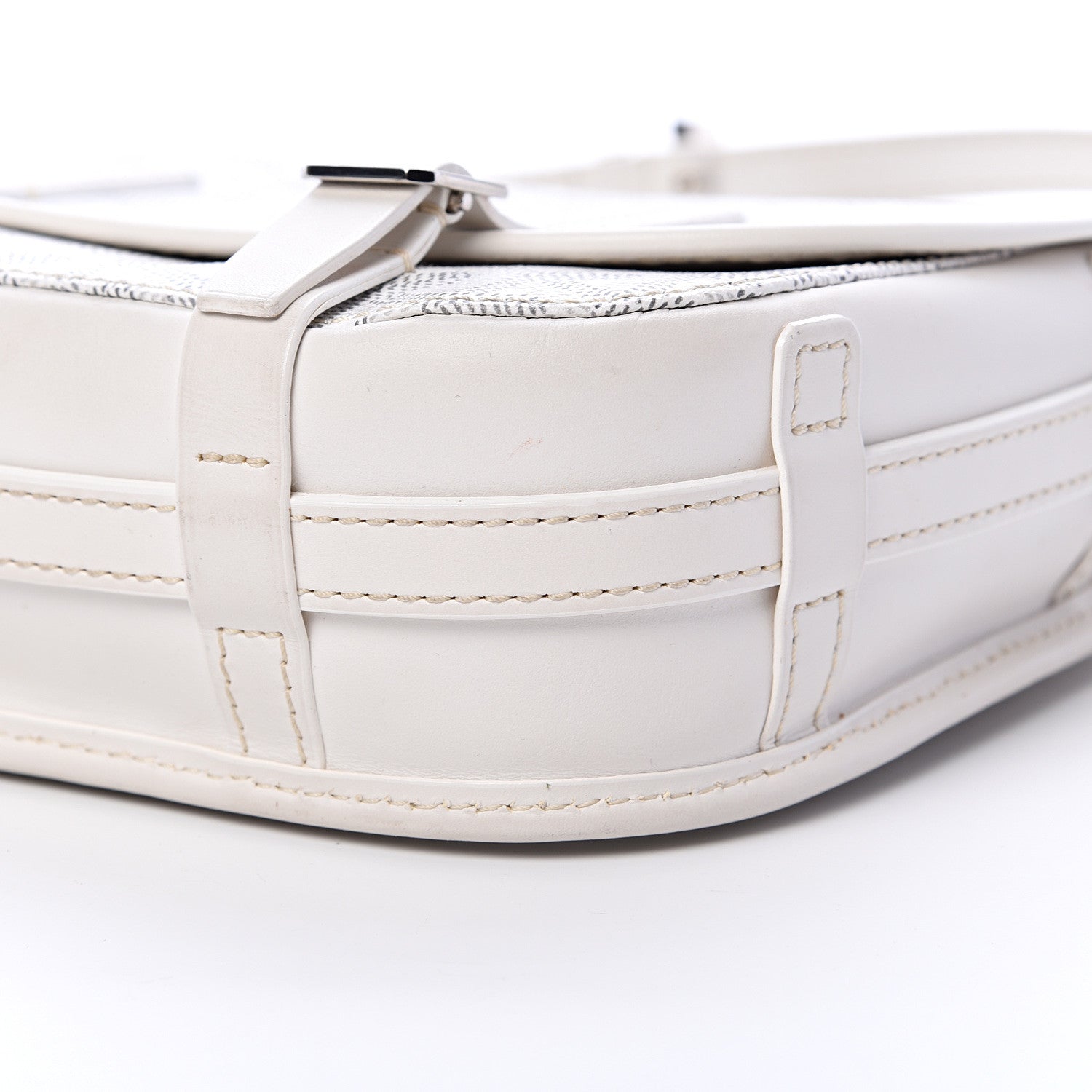 Goyard Goyardine Belvedere PM Messenger Bag White 8 of 12