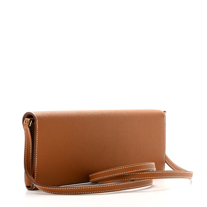Hermes Epsom Maillon Wallet To Go Gold 3 of 11