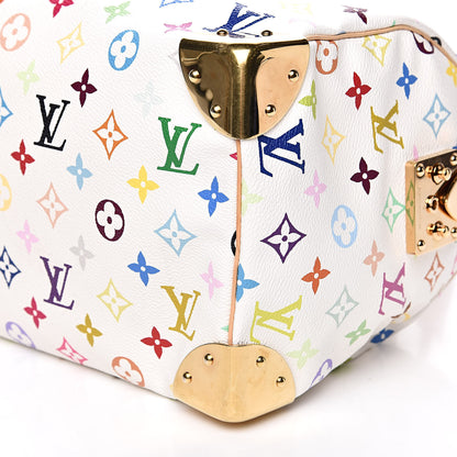Louis Vuitton Monogram Multicolor Speedy 30 White 9 of 12