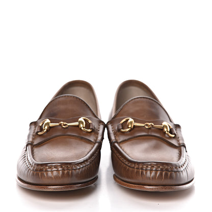 Gucci Calfskin Womens 1953 Horsebit Loafers 34 Brown 2 of 9