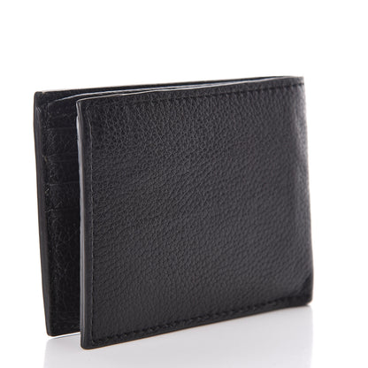 Gucci Grained Calfskin Web Bi-Fold Wallet Black 3 of 6