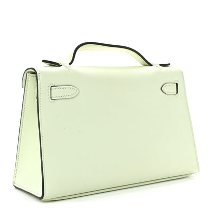 Hermes Swift Kelly Pochette Clutch Vert Fizz 3 of 12