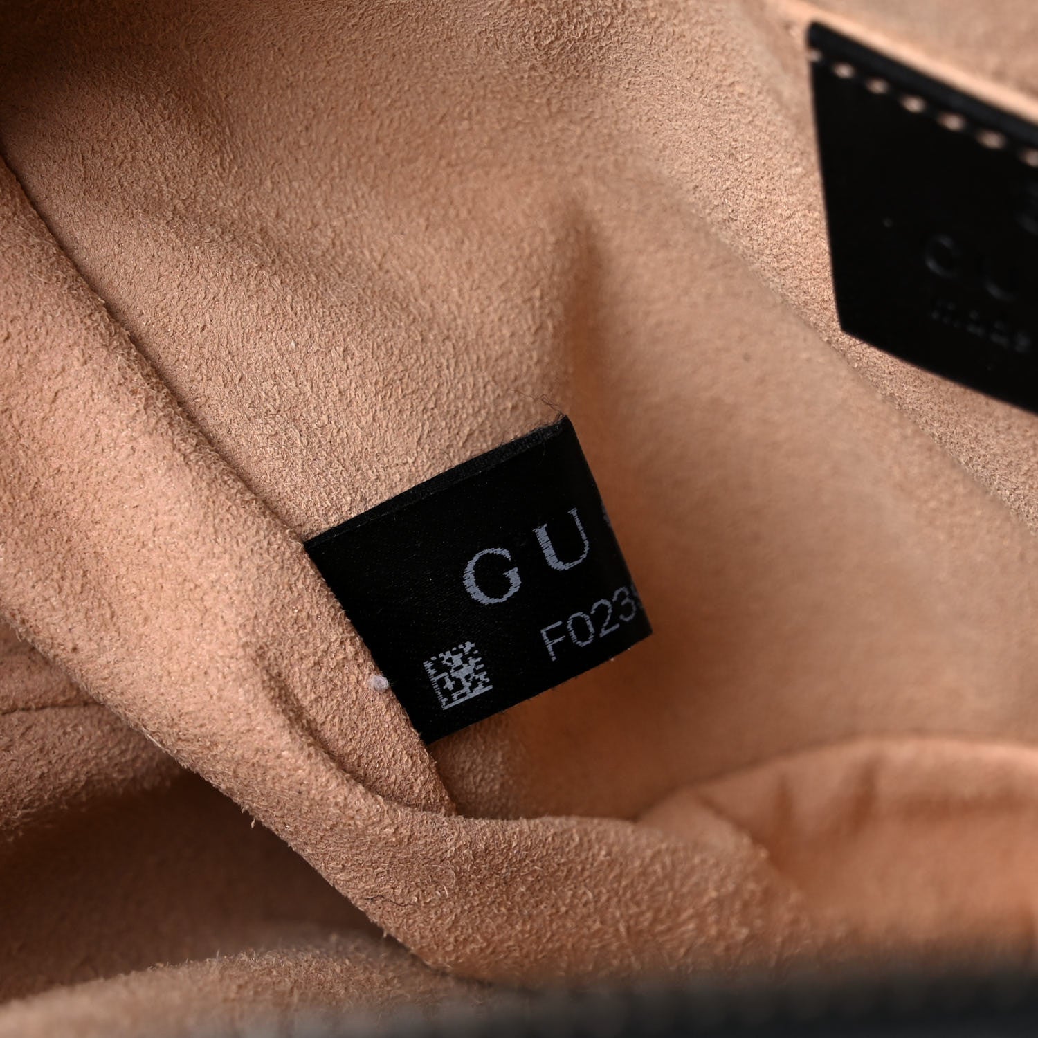 Gucci Calfskin Matelasse Mini GG Marmont Chain Shoulder Bag Black 11 of 17