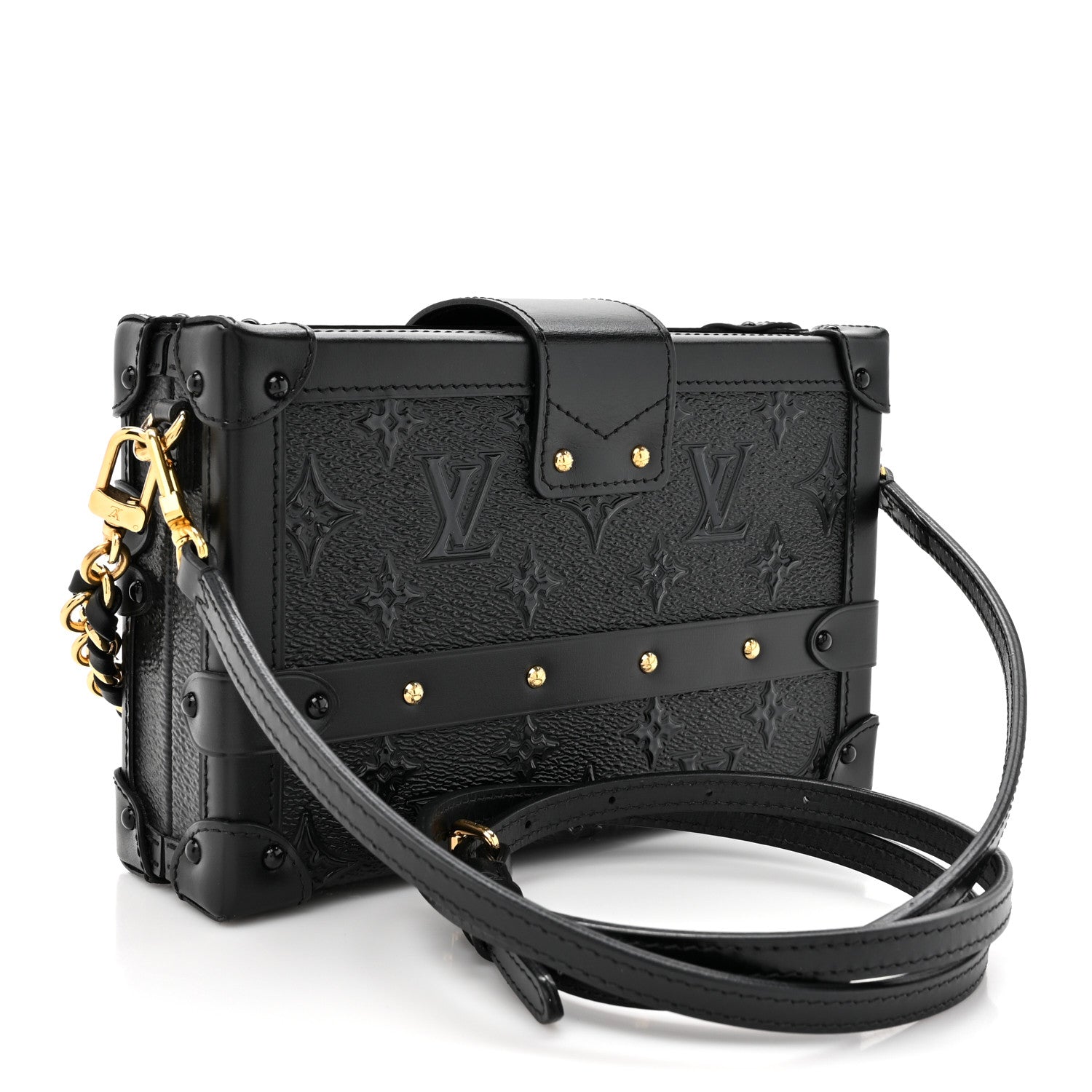 Louis Vuitton Midnight Canvas Petite Malle Black 3 of 12