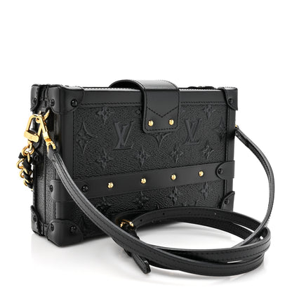 Louis Vuitton Midnight Canvas Petite Malle Black 3 of 12