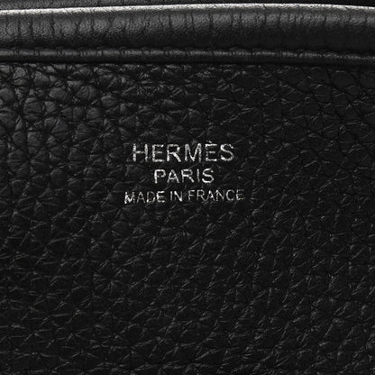 Hermes Taurillon Clemence Evelyne III GM Black 6 of 10