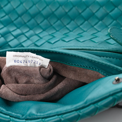 Bottega Veneta Nappa Intrecciato Mini Chain Messenger Aqua 10 of 10