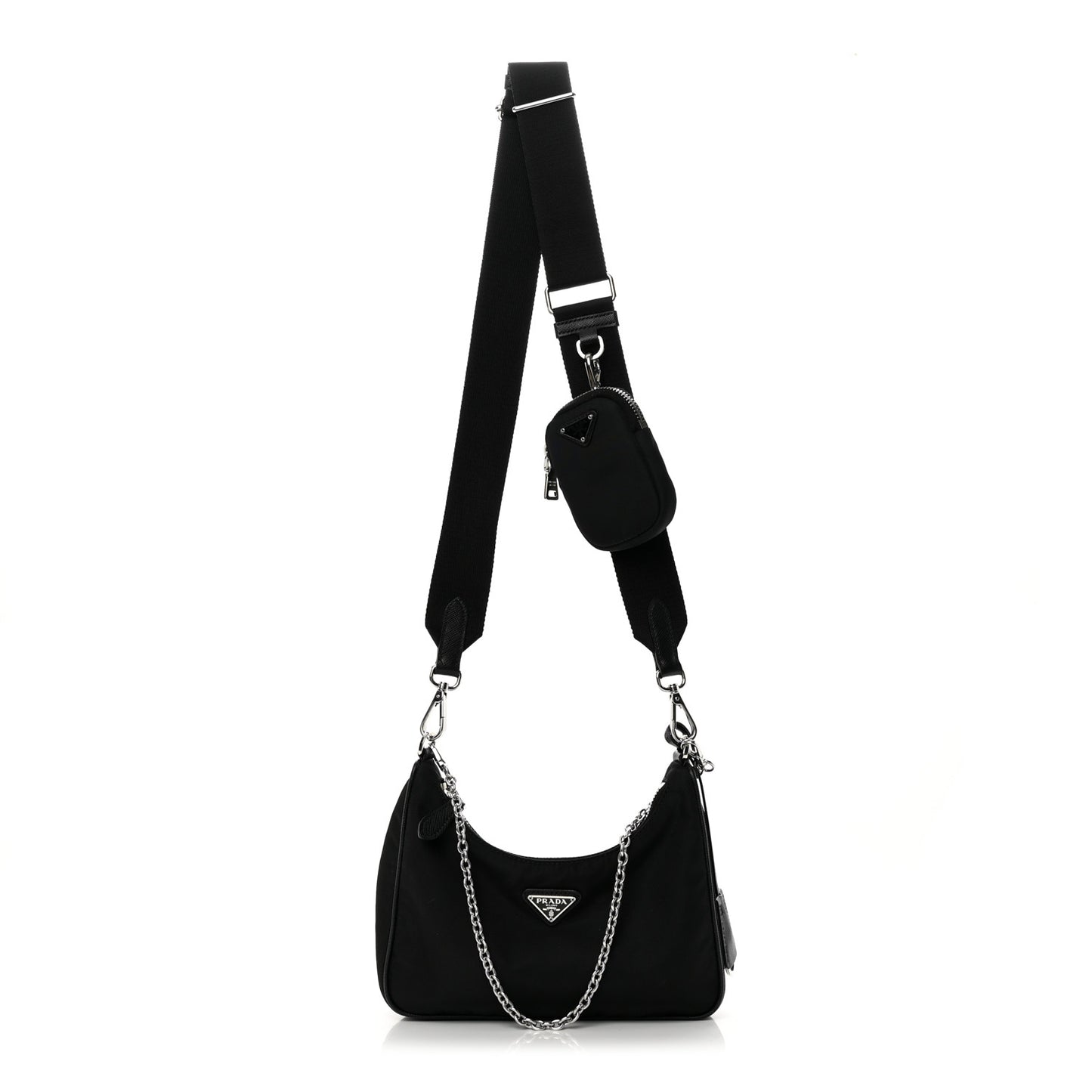 Nylon Re-Edition 2005 Shoulder Bag Black