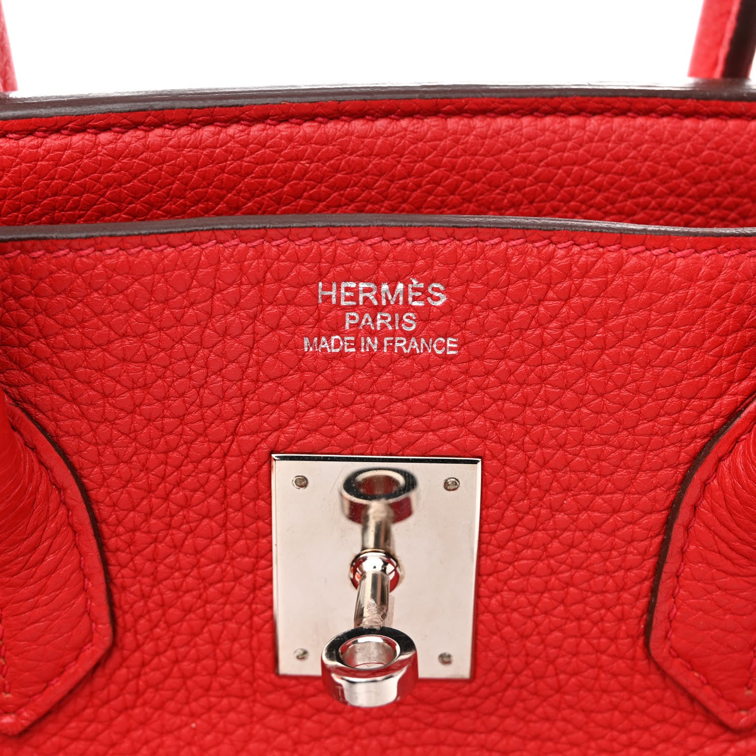 Hermes Togo BIRKIN 35 Rouge Casaque 6 of 14