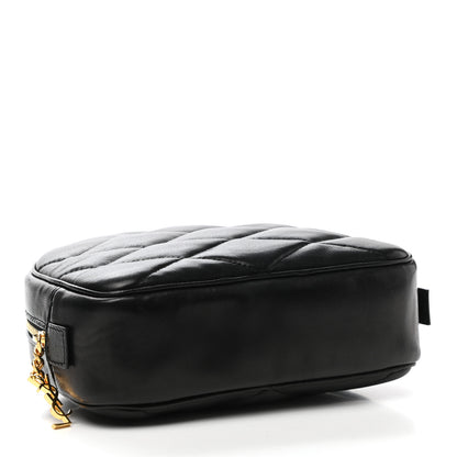 Saint Laurent Lambskin Quilted Lolita Cosmetic Pouch Black 4 of 8