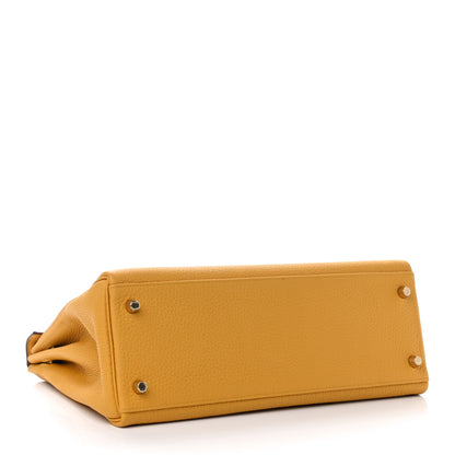 Hermes Togo Kelly Retourne 32 Jaune Ambre 4 of 12