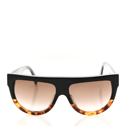 Celine Shadow Sunglasses CL 41026/S Black Havana 2 of 8