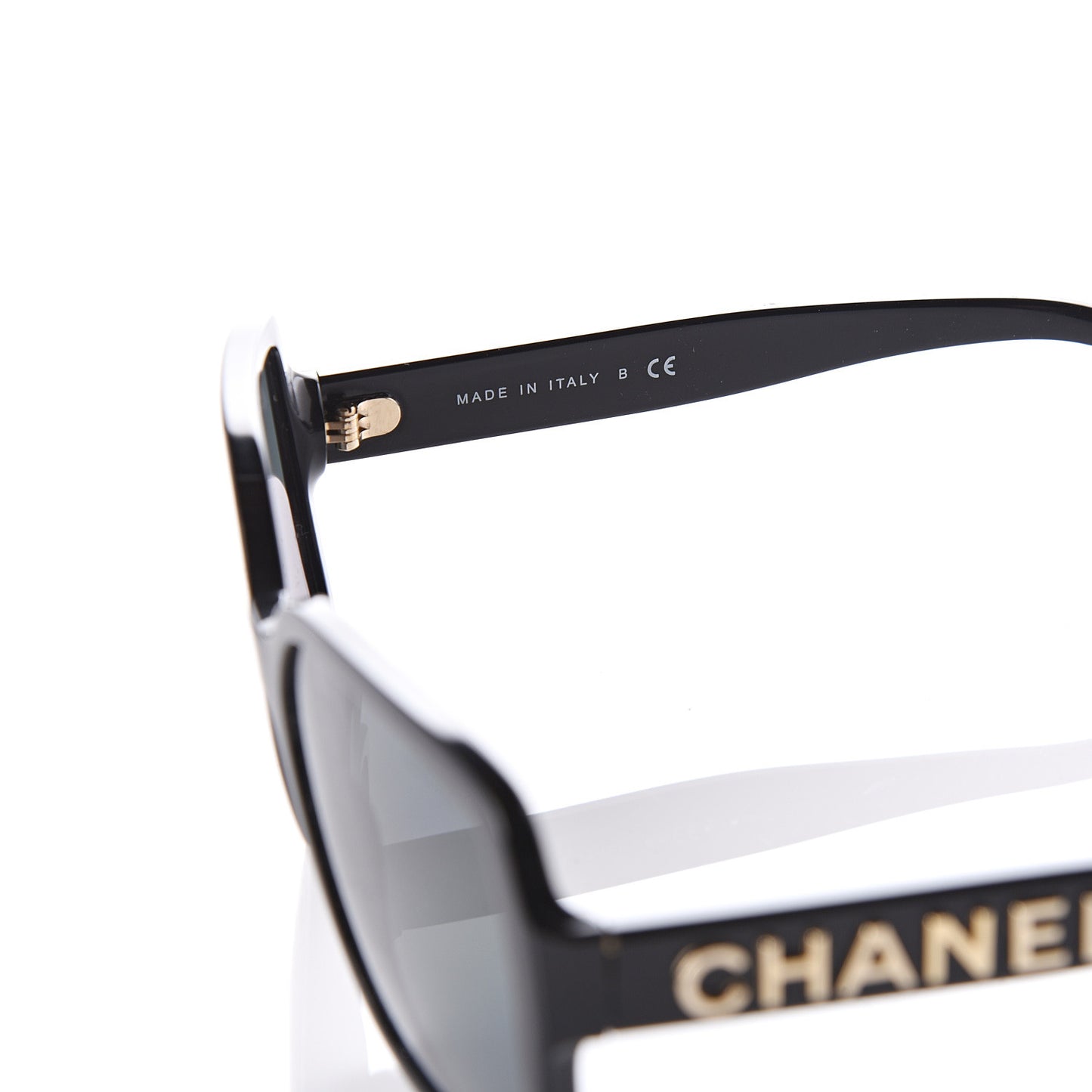 Acetate Polarized Square Sunglasses 5408 Black