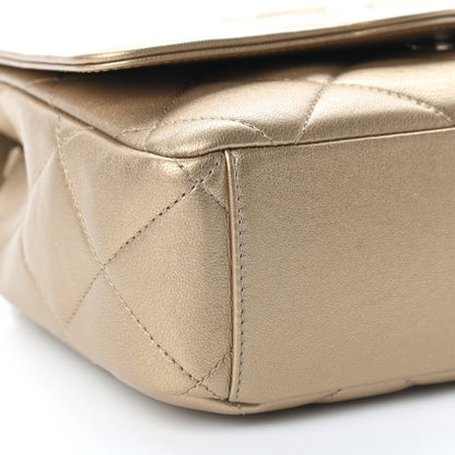 Chanel Metallic Lambskin Quilted Timeless CC Flap Gold 8 of 9