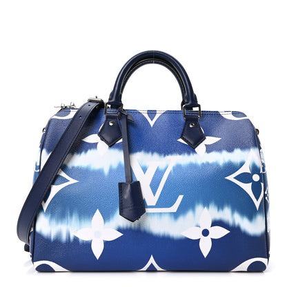 Louis Vuitton Monogram Escale Speedy Bandouliere 30 Blue 1 of 9
