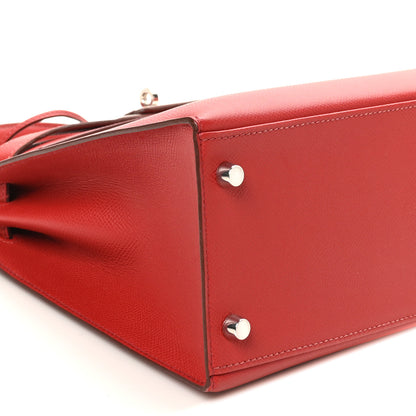 Hermes Epsom Kelly Sellier 28 Rouge Casaque 9 of 11