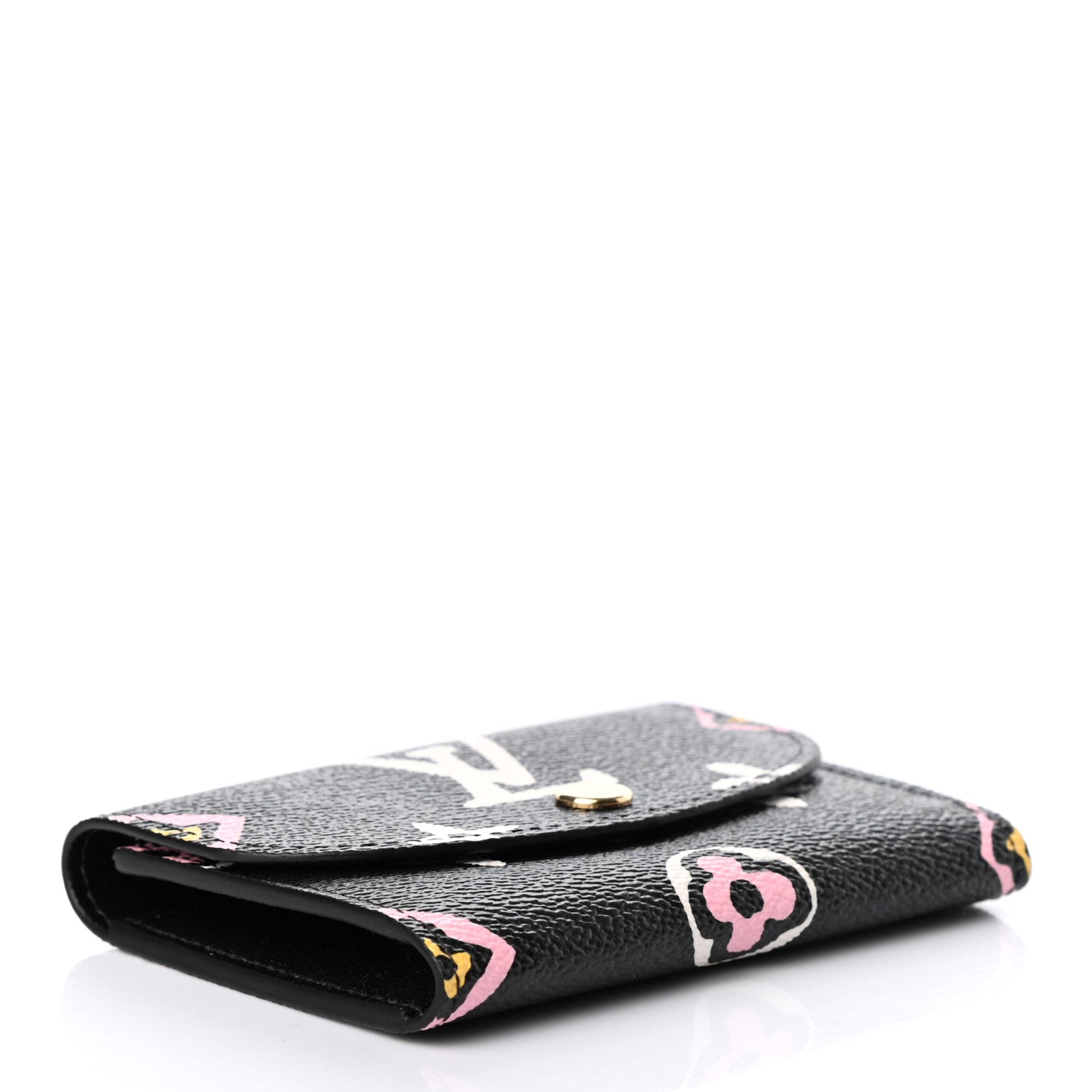 Louis Vuitton Monogram Giant Wild At Heart Rosalie Coin Purse Black 4 of 6